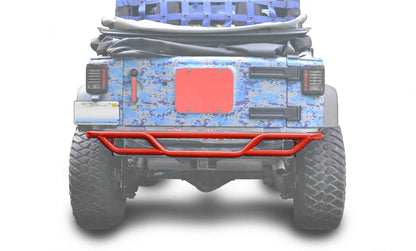 Steinjäger Bumpers Wrangler JK 2007-2018 Bumper, Rear, Tube Red Baron