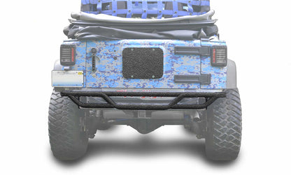 Steinjäger Bumpers Wrangler JK 2007-2018 Bumper, Rear, Tube Texturized Black