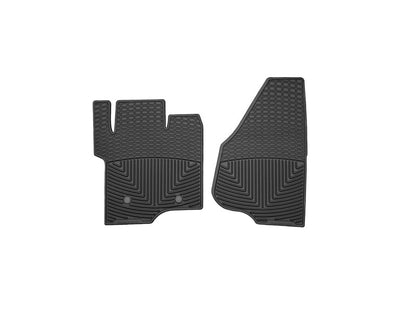 WeatherTech 11+ Ford Super Duty Front Rubber Mats - Black