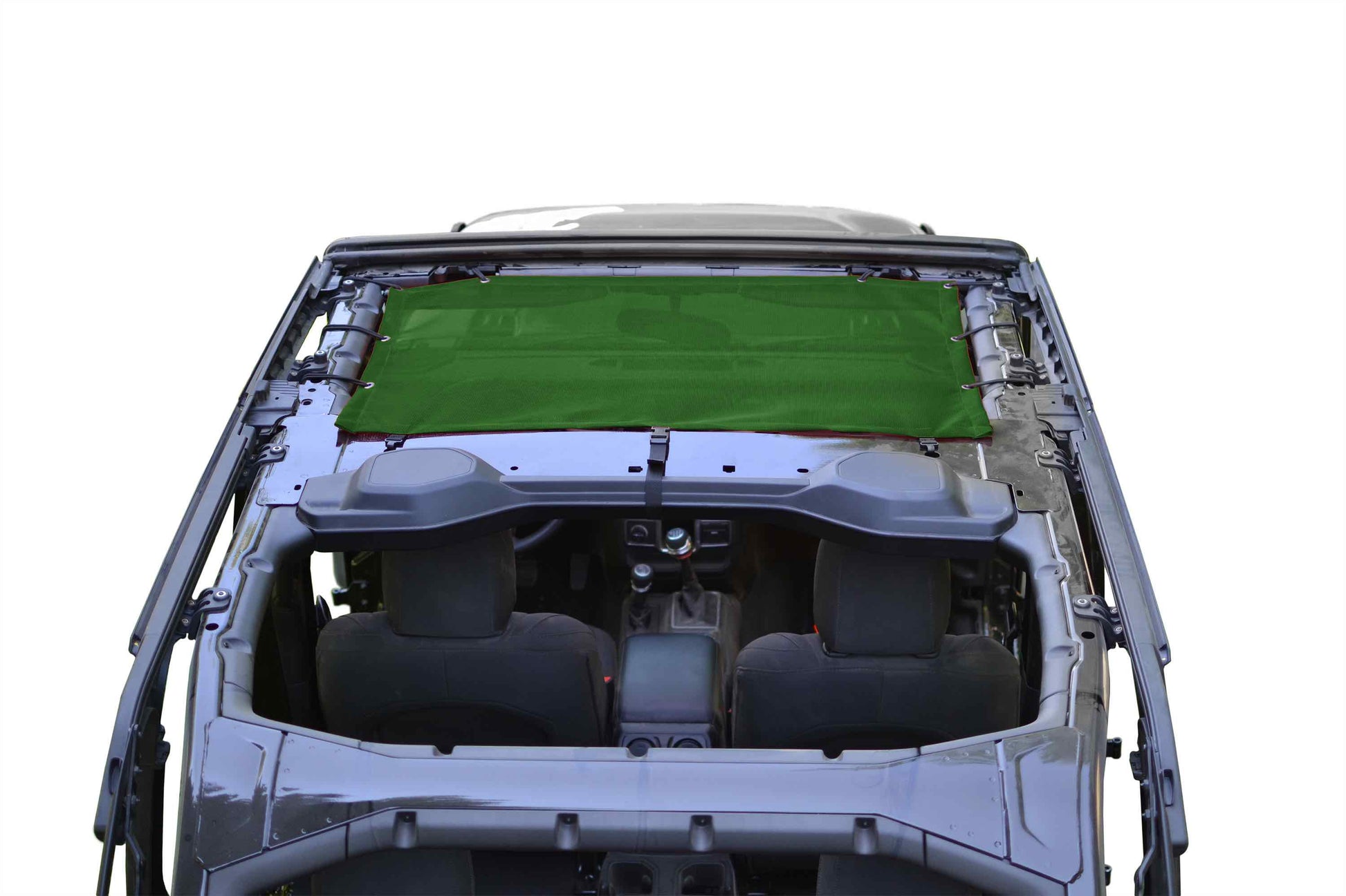 Steinjäger Tops and Covers Wrangler JL 2018 to Present Fabric Teddy Front Seats only Dark Green