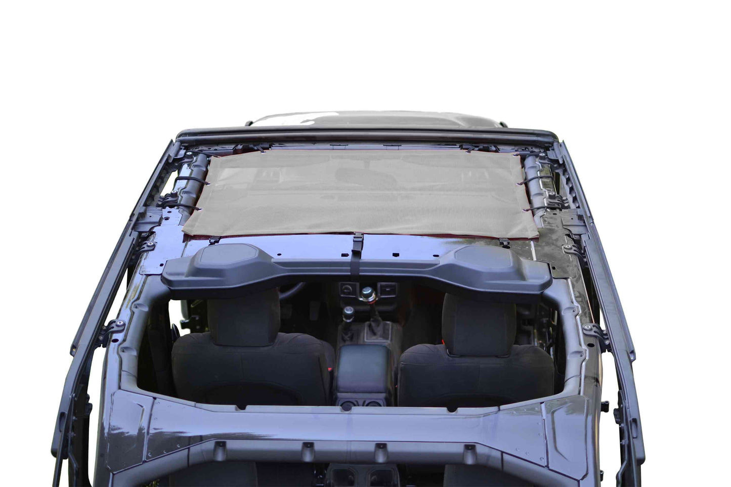 Steinjäger Tops and Covers Wrangler JL 2018 to Present Fabric Teddy Front Seats only Gray