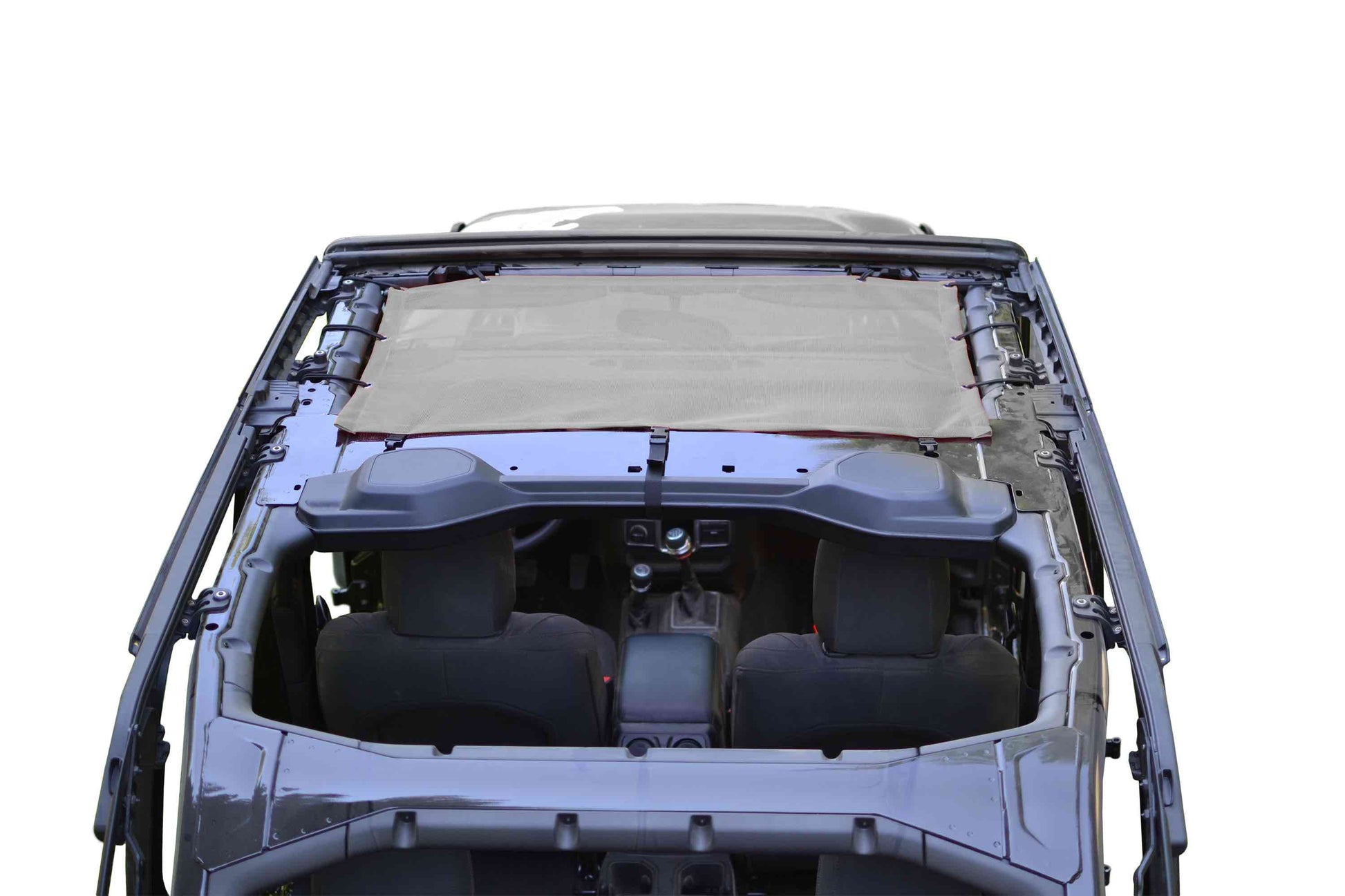 Steinjäger Tops and Covers Wrangler JL 2018 to Present Fabric Teddy Front Seats only Gray