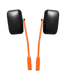 Steinjäger Exterior Accessories Wrangler JK 2007-2018 Mirrors Door Hinge Mount, Isolated Fluorescent Orange