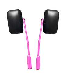 Steinjäger Exterior Accessories Wrangler JK 2007-2018 Mirrors Door Hinge Mount, Isolated Hot Pink