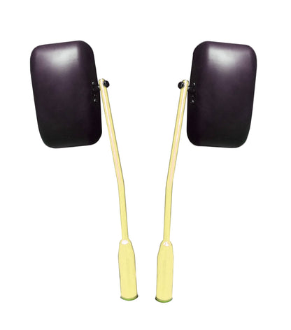 Steinjäger Exterior Accessories Gladiator JT 2019 to Present Mirrors Door Hinge Mount, Isolated Lemon Peel