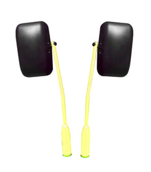 Steinjäger Exterior Accessories Wrangler JK 2007-2018 Mirrors Door Hinge Mount, Isolated Neon Yellow