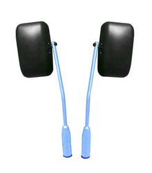 Steinjäger Exterior Accessories Wrangler JK 2007-2018 Mirrors Door Hinge Mount, Isolated Playboy Blue