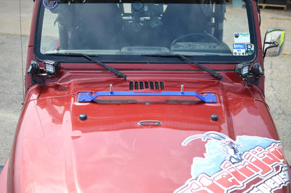 Steinjäger Recovery and Towing Wrangler TJ 1997-2006 High Lift Jack Mount Hood Hot Pink