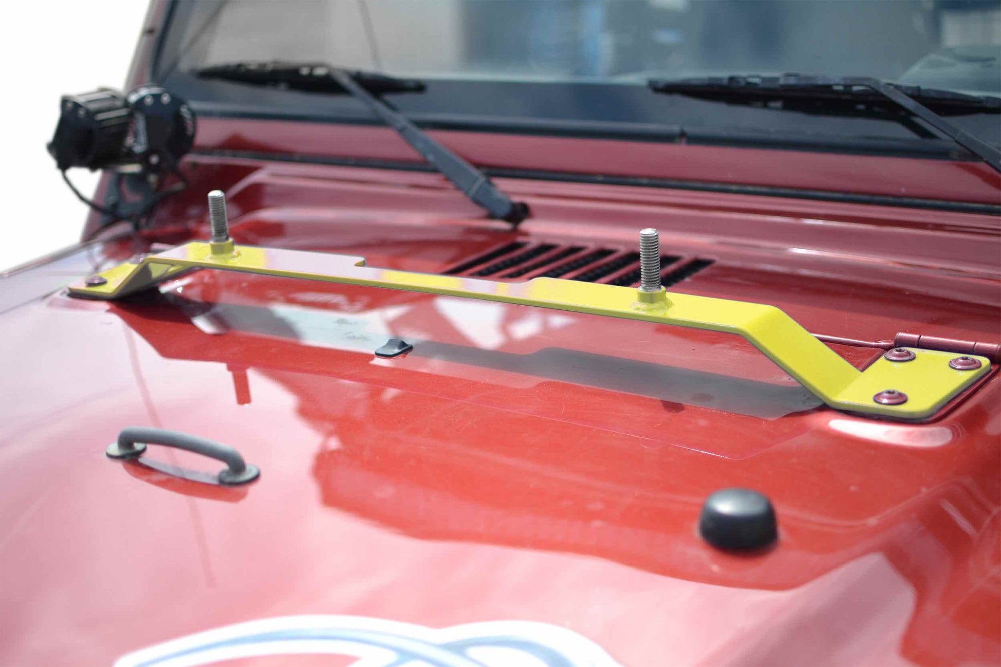 Steinjäger Recovery and Towing Wrangler TJ 1997-2006 High Lift Jack Mount Hood Lemon Peel