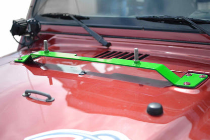 Steinjäger Recovery and Towing Wrangler TJ 1997-2006 High Lift Jack Mount Hood Neon Green