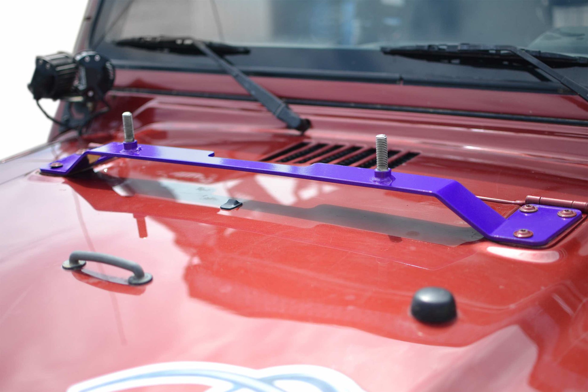 Steinjäger Recovery and Towing Wrangler TJ 1997-2006 High Lift Jack Mount Hood Sinbad Purple