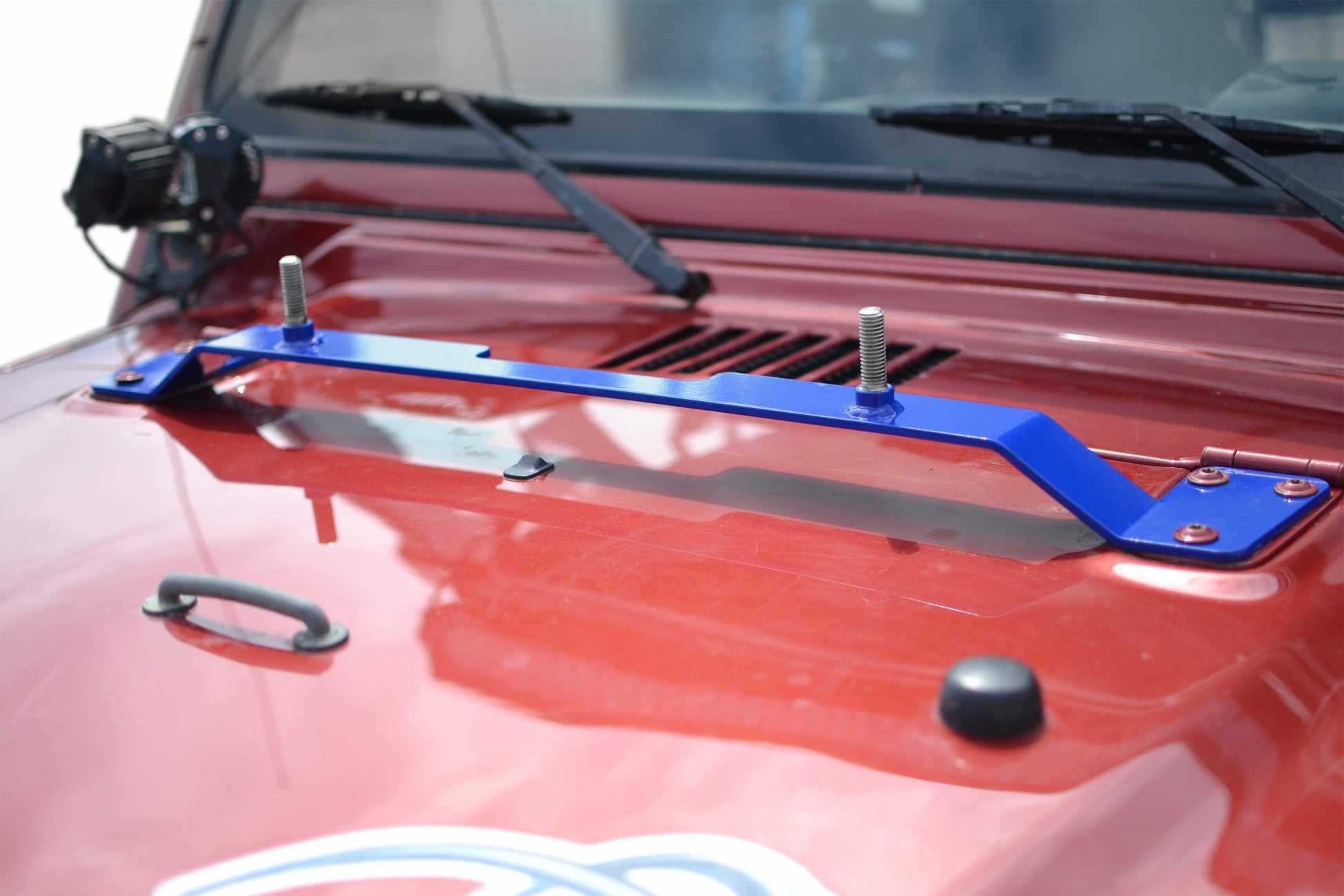 Steinjäger Recovery and Towing Wrangler TJ 1997-2006 High Lift Jack Mount Hood Southwest Blue