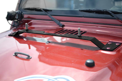 Steinjäger Recovery and Towing Wrangler TJ 1997-2006 High Lift Jack Mount Hood Texturized Black