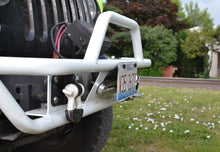 Steinjäger Exterior Accessories Wrangler JK 2007-2018 License Plate Brackets Fits Steinjäger Tubular Bumper with Hawse Hot Pink