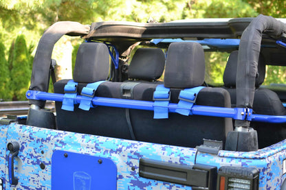 Steinjäger Interior Accessories Wrangler JK 2007-2018 Harness Bar 2 Door, Rear Pinky