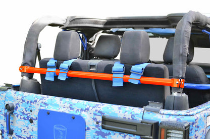Steinjäger Interior Accessories Wrangler JK 2007-2018 Harness Bar 2 Door, Rear Fluorescent orange