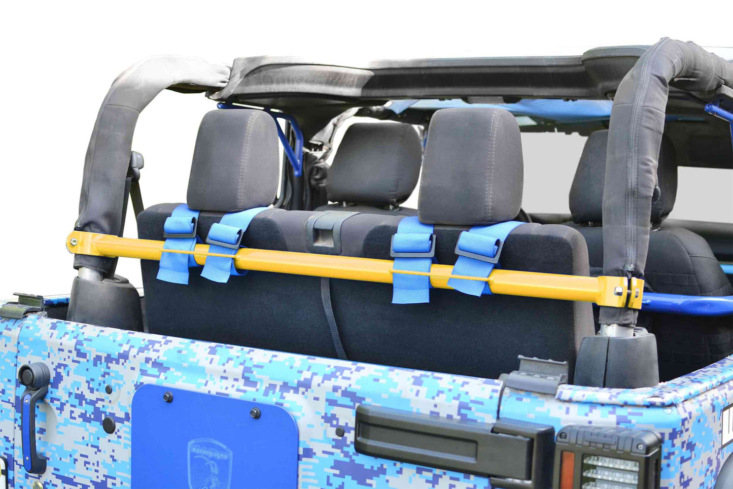 Steinjäger Interior Accessories Wrangler JK 2007-2018 Harness Bar 2 Door, Rear Lemon Peel