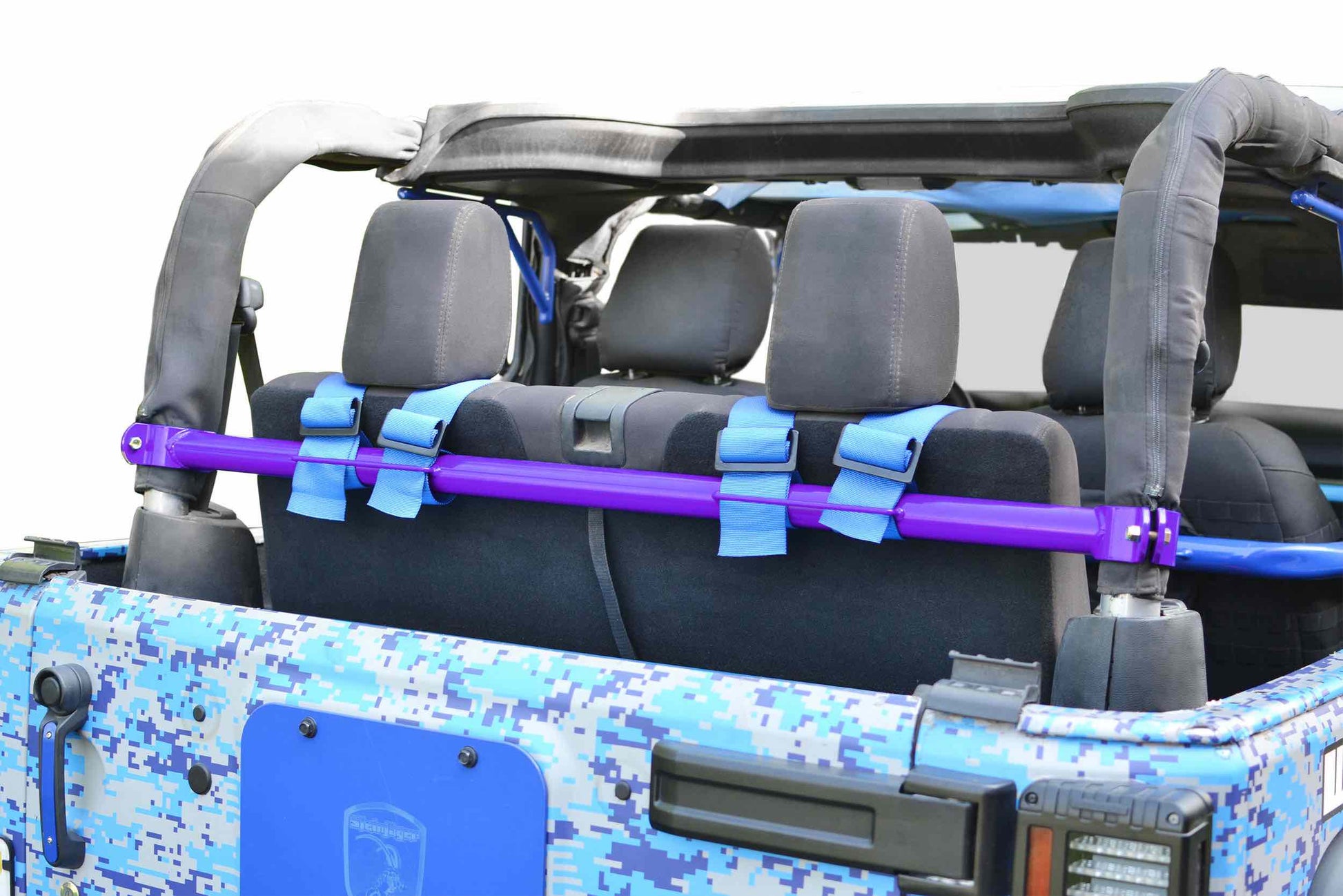 Steinjäger Interior Accessories Wrangler JK 2007-2018 Harness Bar 2 Door, Rear Sinbad Purple