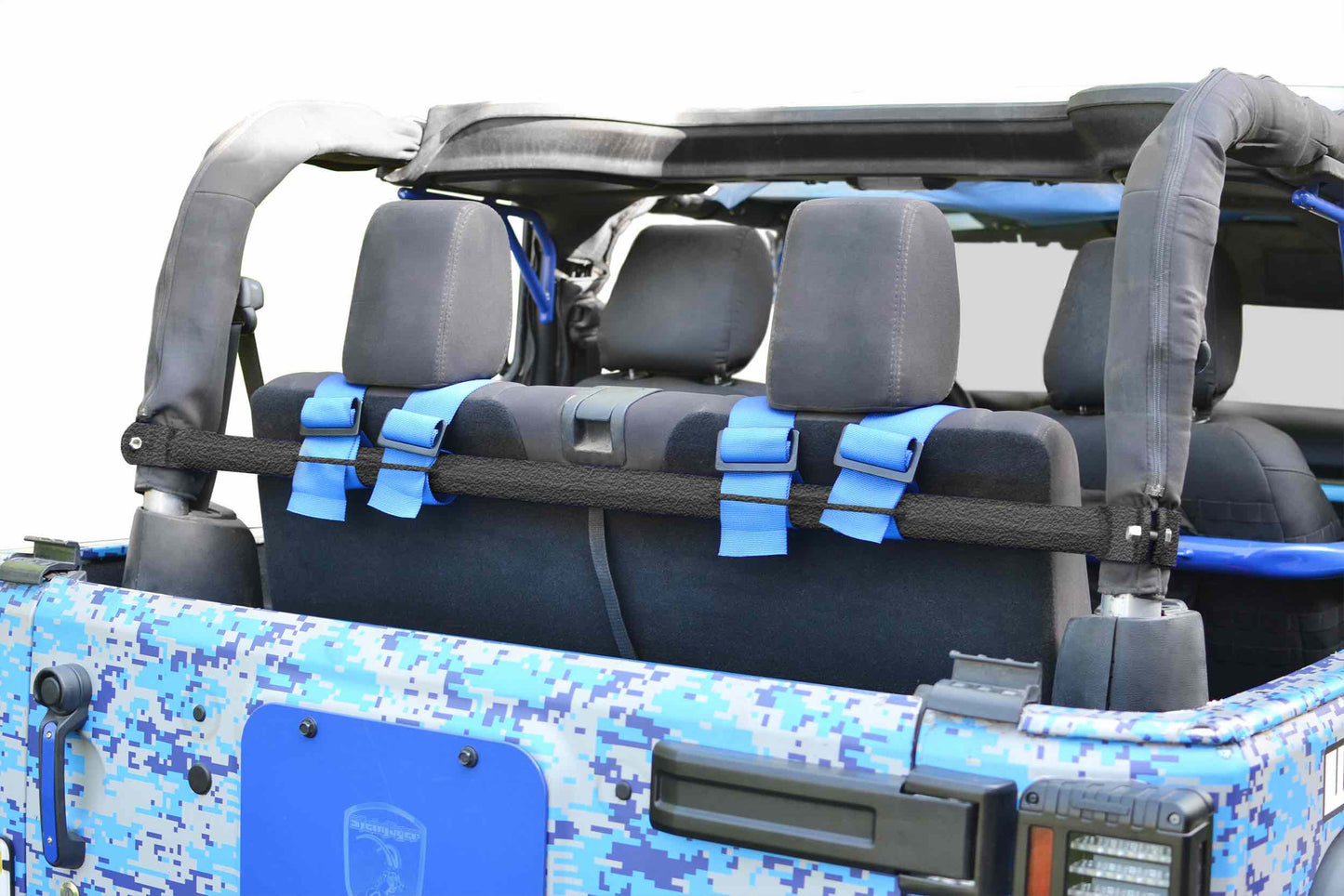 Steinjäger Interior Accessories Wrangler JK 2007-2018 Harness Bar 2 Door, Rear Texturized Black