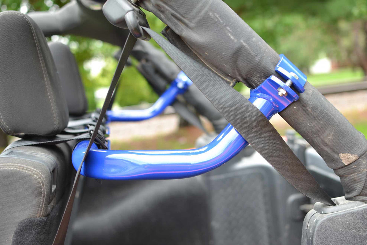 Steinjäger Interior Accessories Wrangler JK 2007-2018 Harness Bar 4 Door, Rear Cloud White