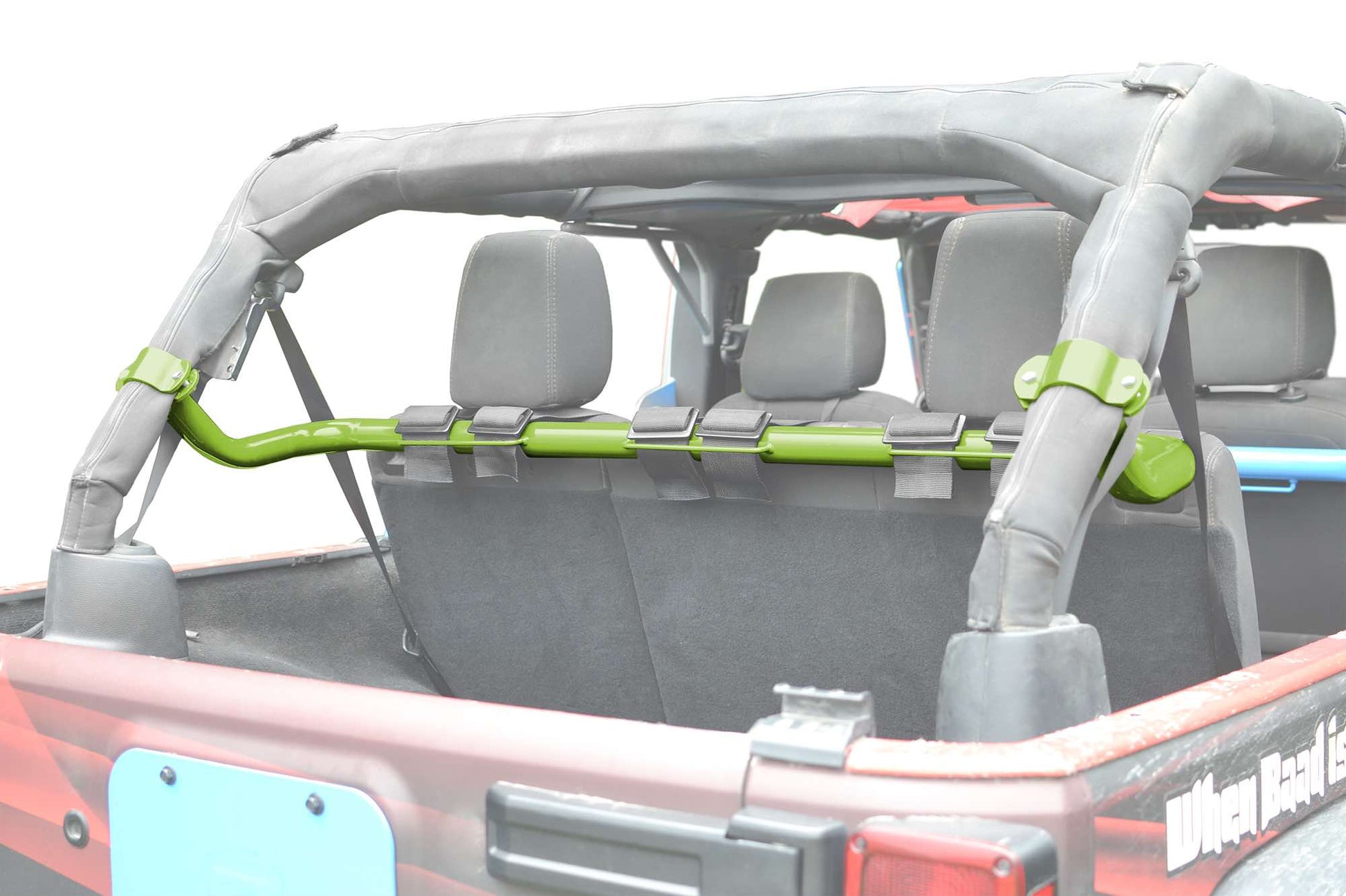Steinjäger Interior Accessories Wrangler JK 2007-2018 Harness Bar 4 Door, Rear Gecko Green