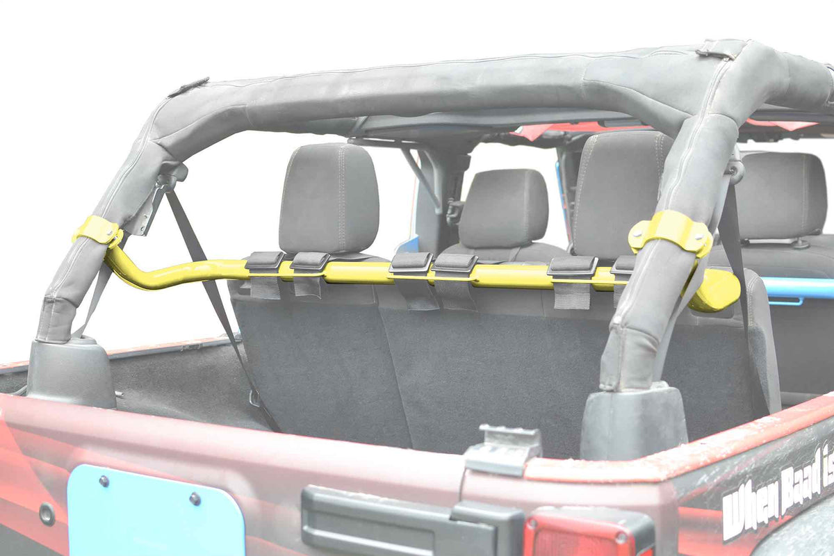 Steinjäger Interior Accessories Wrangler JK 2007-2018 Harness Bar 4 Door, Rear Lemon Peel