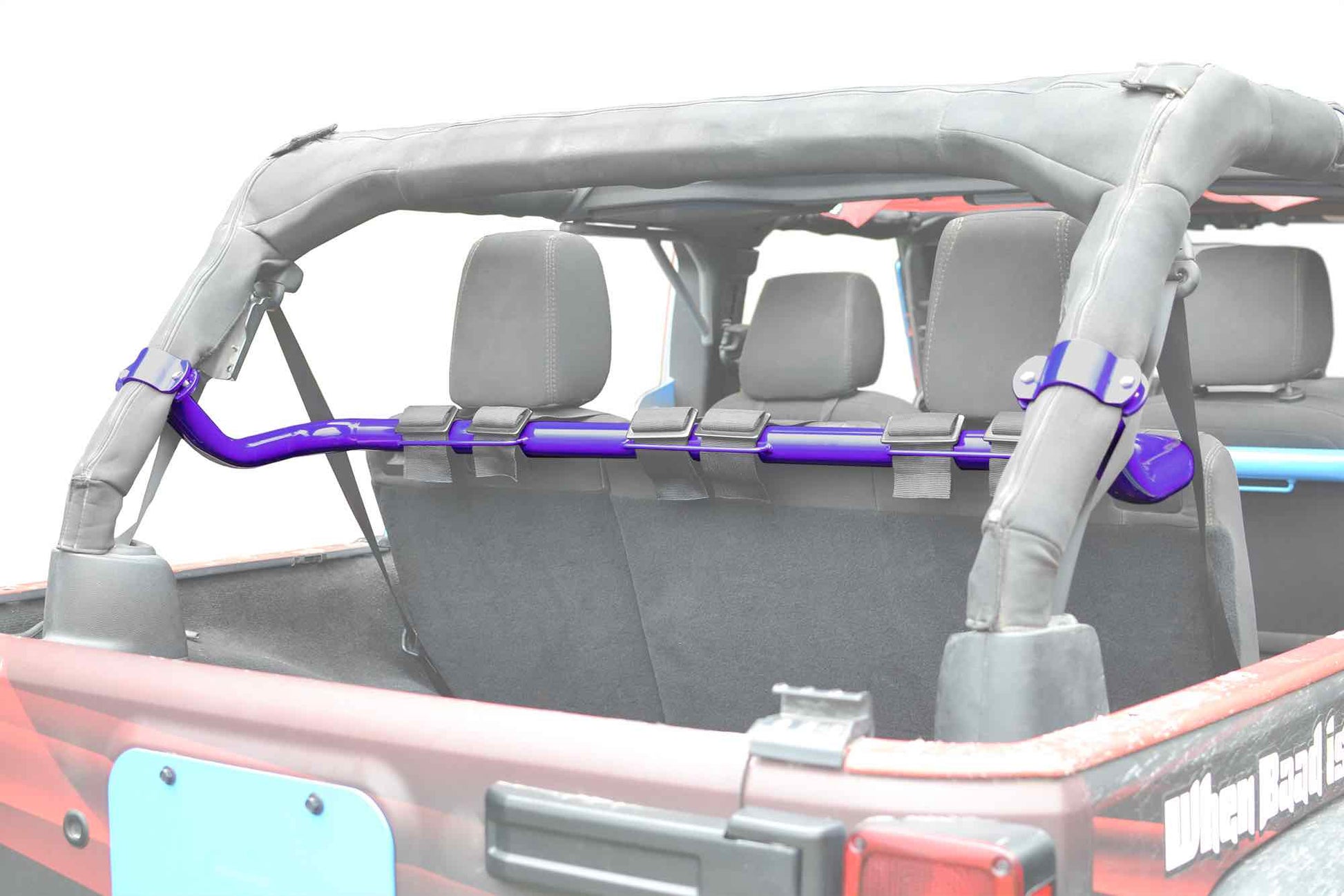 Steinjäger Interior Accessories Wrangler JK 2007-2018 Harness Bar 4 Door, Rear Sinbad Purple