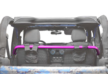 Steinjäger Interior Accessories Wrangler JK 2007-2018 Harness Bar 2 Door, Front Hot Pink