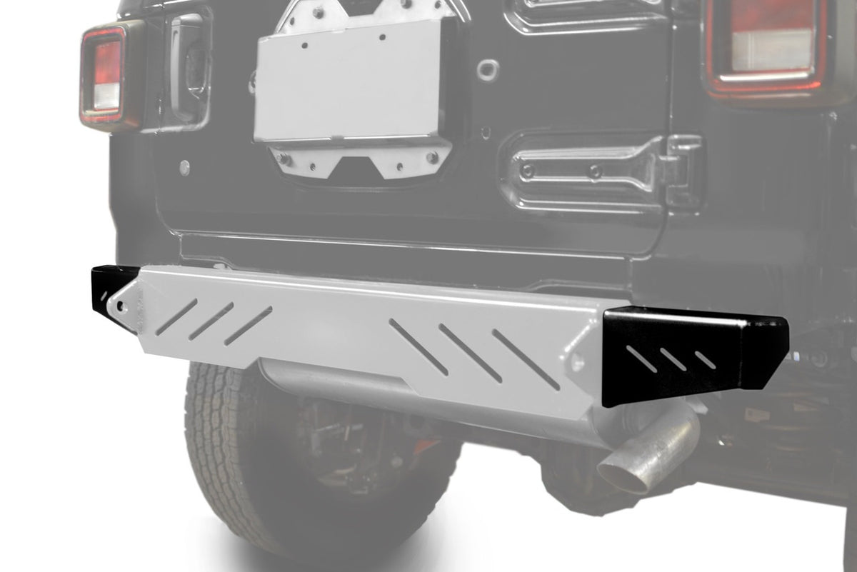 Steinjäger Bumpers Wrangler JL 2018 to Present End Caps Rear Bare