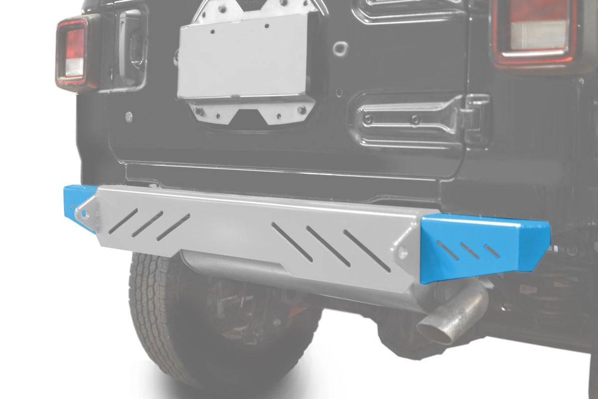 Steinjäger Bumpers Wrangler JL 2018 to Present End Caps Rear Playboy Blue