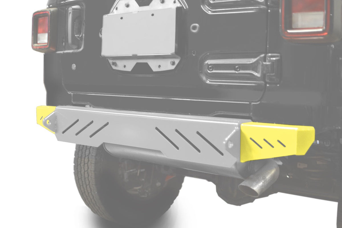 Steinjäger Bumpers Wrangler JL 2018 to Present End Caps Rear Lemon Peel