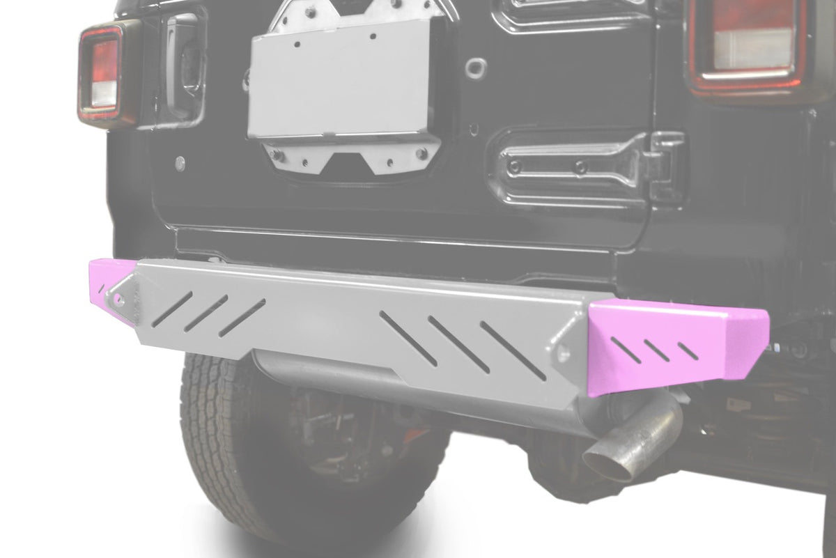 Steinjäger Bumpers Wrangler JL 2018 to Present End Caps Rear Pinky