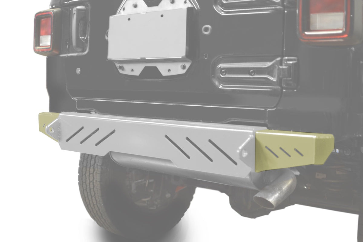 Steinjäger Bumpers Wrangler JL 2018 to Present End Caps Rear Military Beige