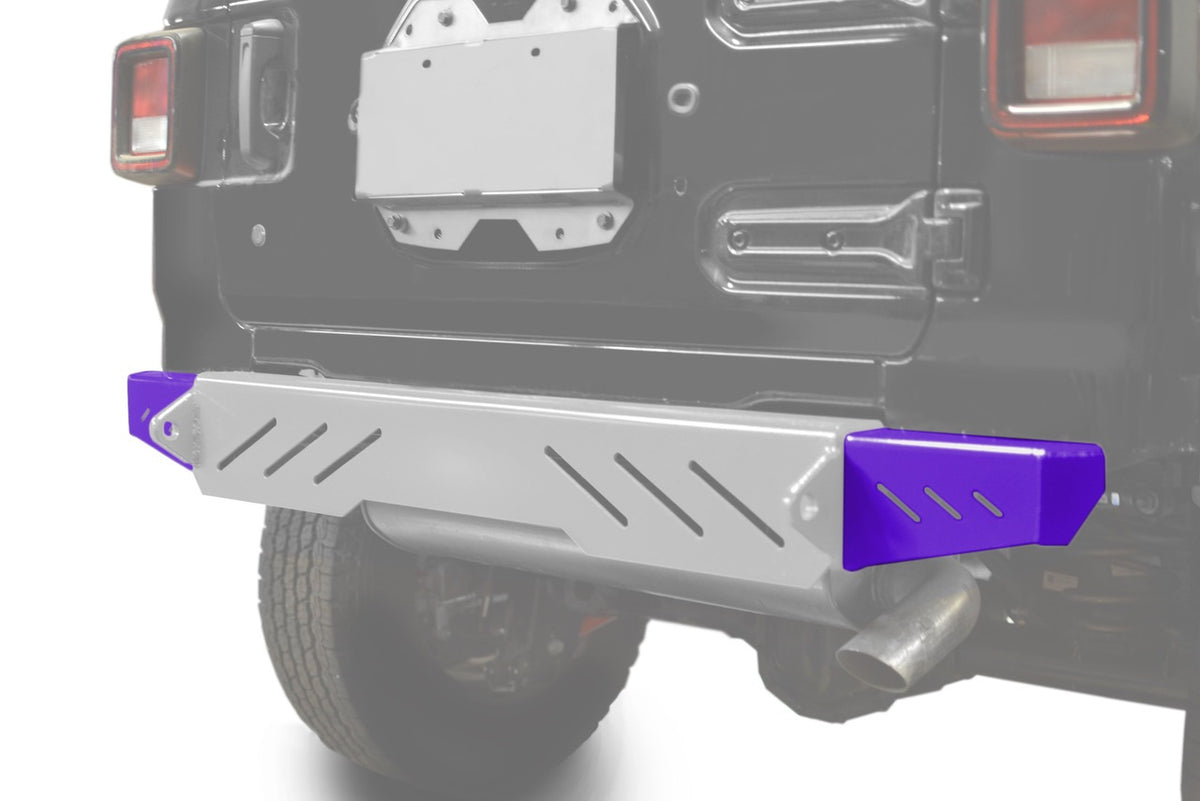 Steinjäger Bumpers Wrangler JL 2018 to Present End Caps Rear Sinbad Purple