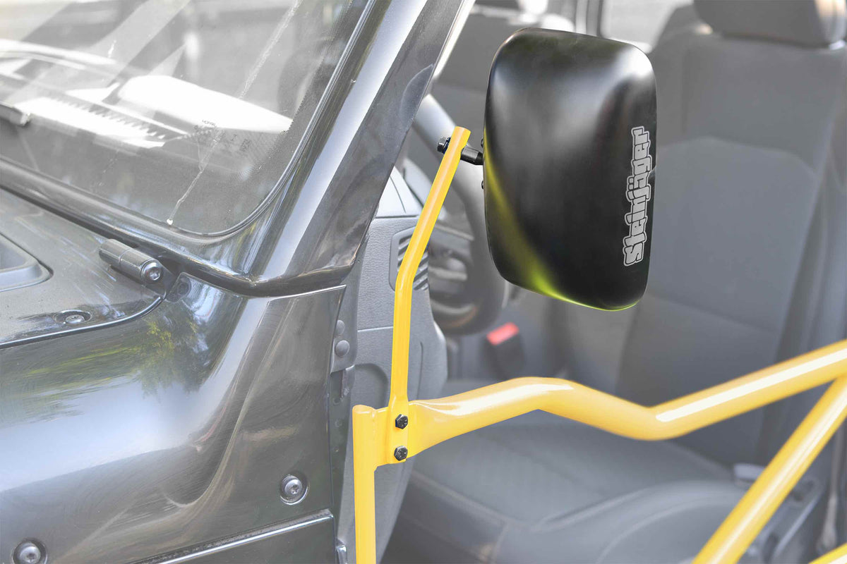 Steinjäger Doors Gladiator JT 2019 to Present Mirror Legs to Fit Tube Doors Lemon Peel