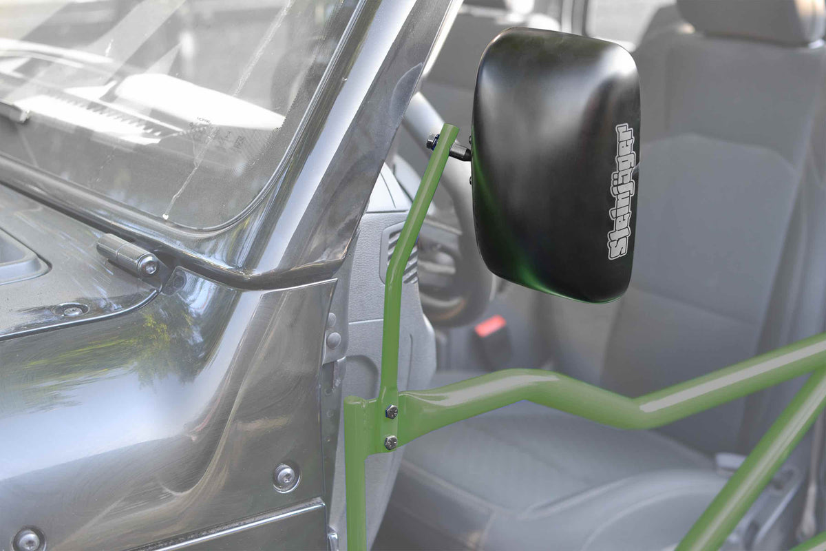 Steinjäger Doors Wrangler JL 2018 to Present Mirror Legs to Fit Tube Doors Locas Green