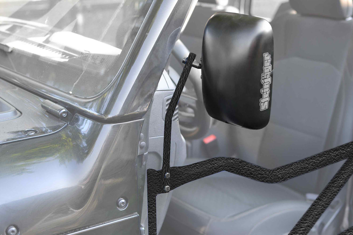 Steinjäger Doors Gladiator JT 2019 to Present Mirror Legs to Fit Tube Doors Texturized Blaack