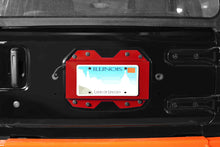 Steinjäger Exterior Accessories Wrangler JL 2018 to Present License Plate Brackets Red Baron