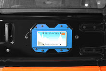 Steinjäger Exterior Accessories Wrangler JL 2018 to Present License Plate Brackets Playboy Blue