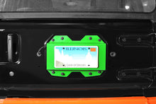 Steinjäger Exterior Accessories Wrangler JL 2018 to Present License Plate Brackets Neon Green