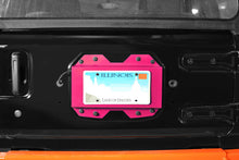 Steinjäger Exterior Accessories Wrangler JL 2018 to Present License Plate Brackets Hot Pink