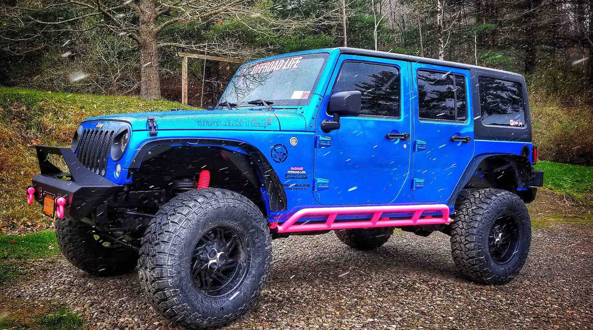 Steinjäger Recovery and Towing Gladiator JT 2019 to Present D-Ring Shackle Hot Pink 1 D-ring