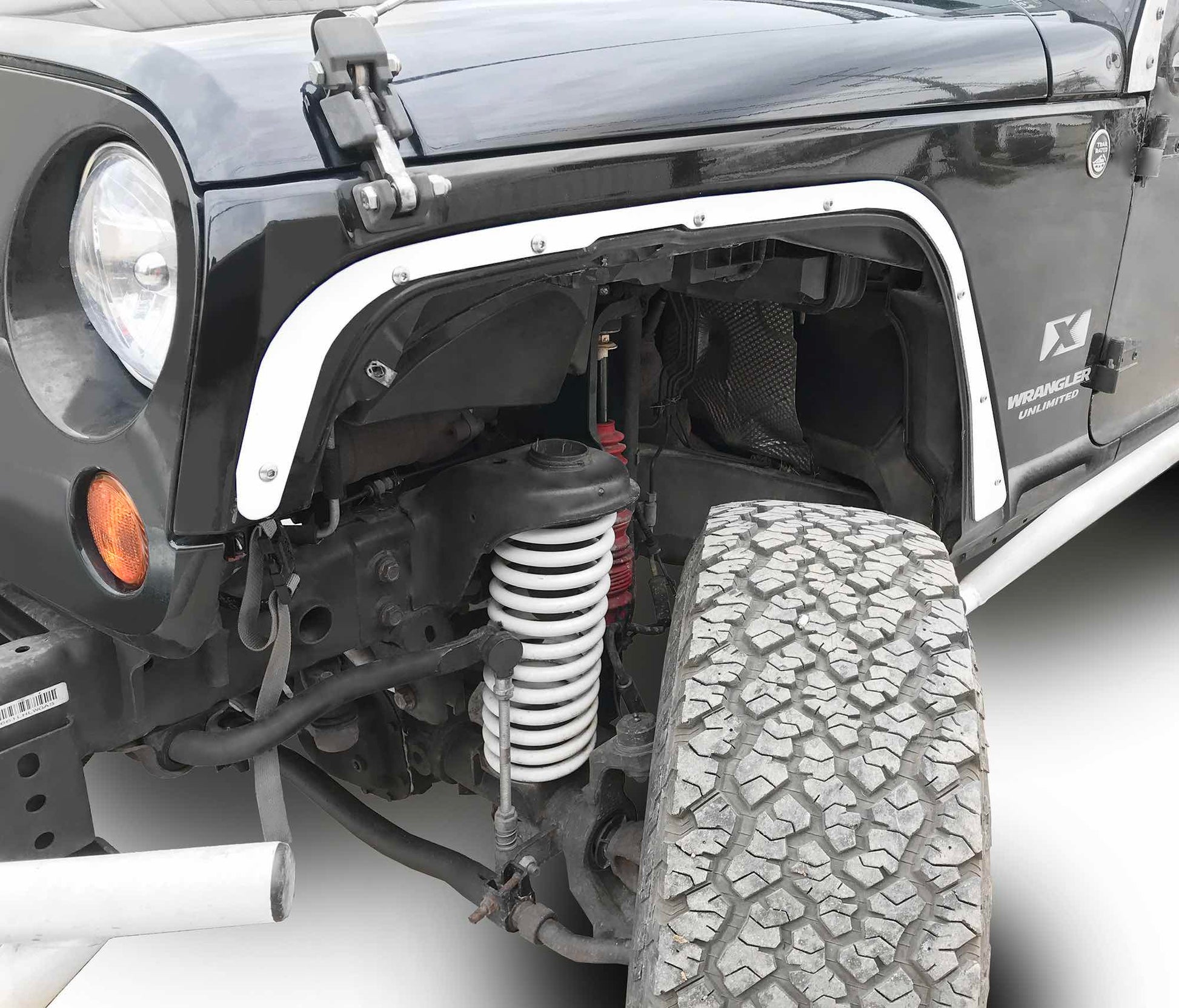Steinjäger Fenders Wrangler JK 2007-2018 Deletes Front Cloud White