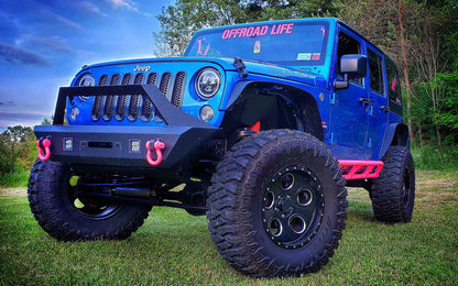Steinjäger Interior Accessories Wrangler JK 2007-2018 Grab Handles Front Hot Pink