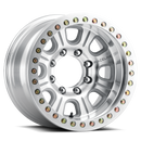 Raceline RT233 Monster 17x9.5in / 8x170 BP / -32mm Offset / 130.81mm Bore - Machined Beadlock Wheel