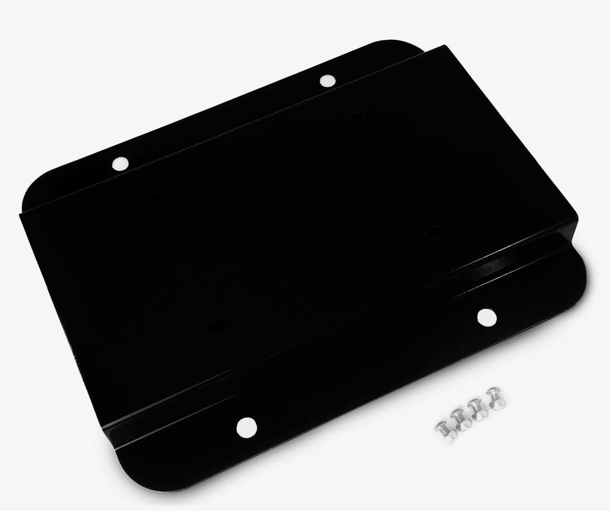Steinjäger Exterior Accessories Wrangler JK 2007-2018 License Plate Brackets Relocation Kit Black