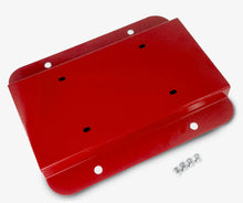 Steinjäger Exterior Accessories Wrangler JK 2007-2018 License Plate Brackets Relocation Kit Red Baron