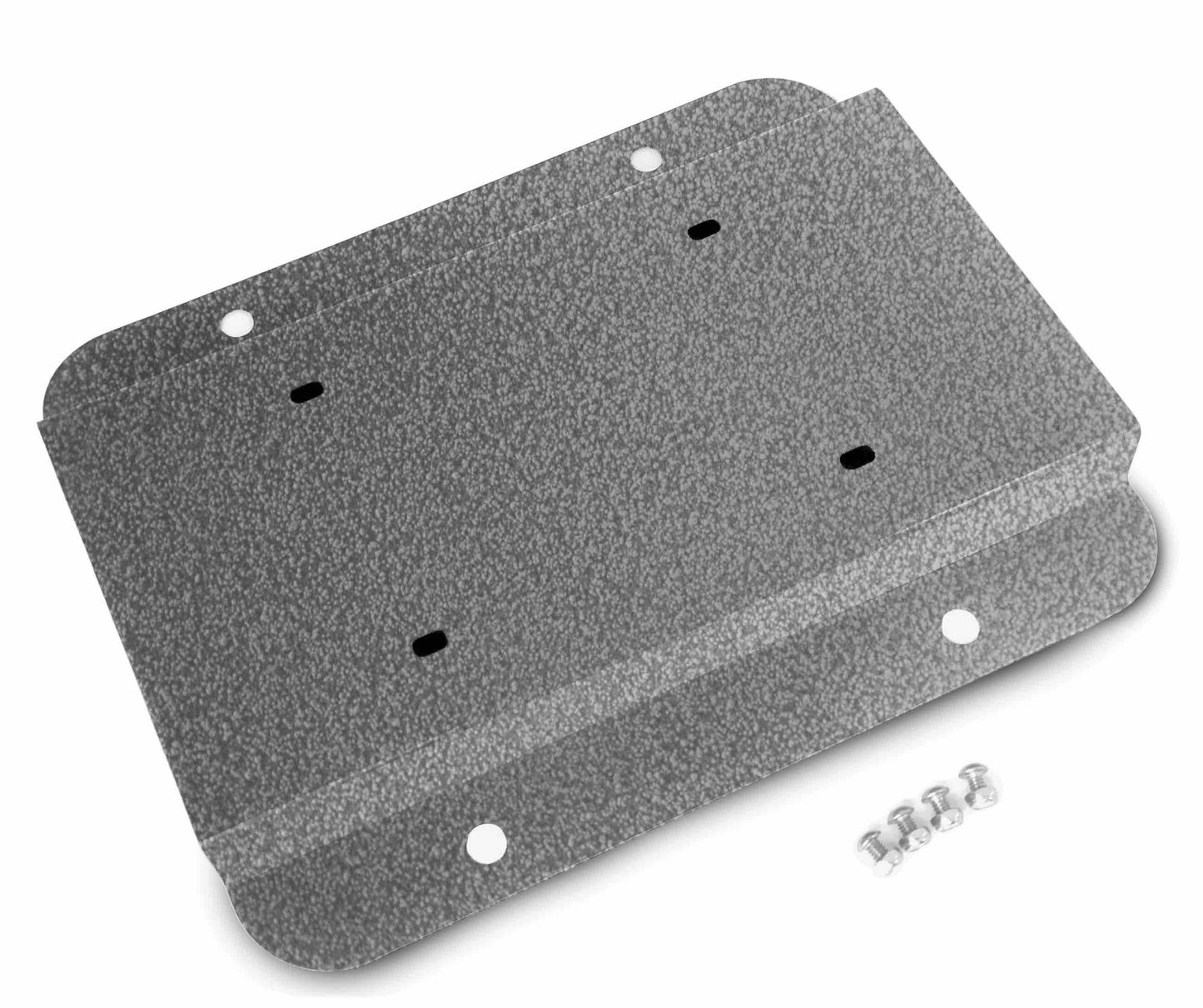 Steinjäger Exterior Accessories Wrangler JK 2007-2018 License Plate Brackets Relocation Kit Gray Hammertone