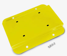 Steinjäger Exterior Accessories Wrangler JK 2007-2018 License Plate Brackets Relocation Kit Neon Yellow