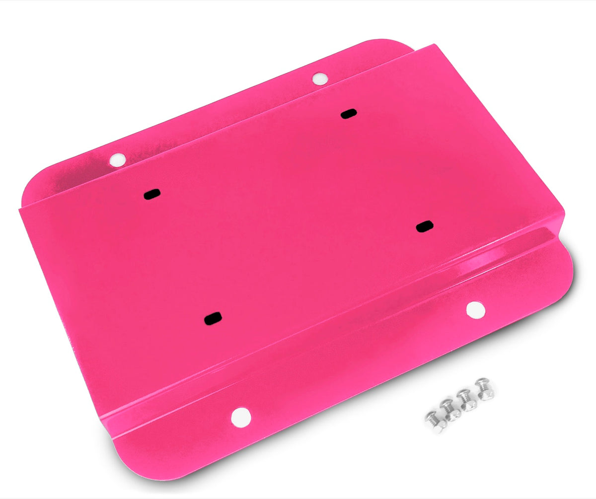 JK License-Plate Relocation Kit - Hot Pink
